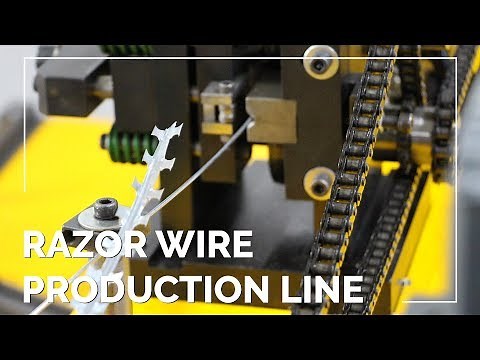Complete Razor Wire Production Line | Razor Wire Machine | Barbed Wire Production Line