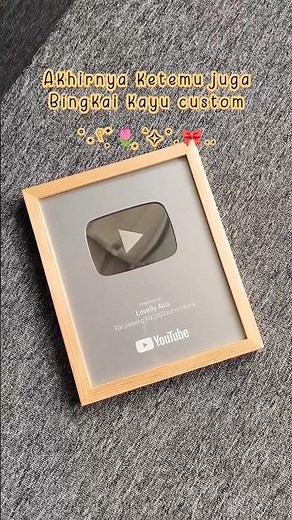 BINGKAI CUSTOM PLAY BUTTON YOUTUBE