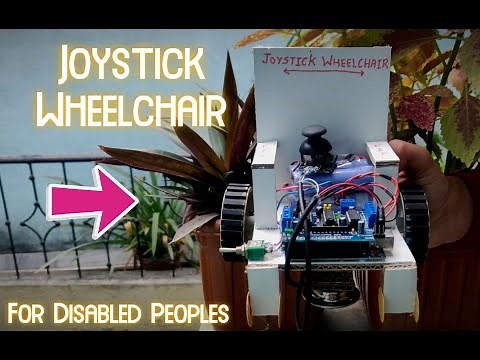 🧑‍🦼♿How to Make Joystick Controlled Wheelchair for Disabled Person