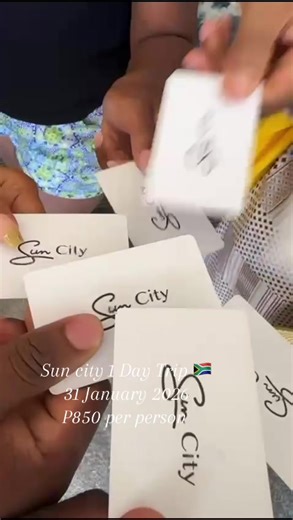 🌴 SUN CITY 1-DAY TRIP 🌴 Fun • Adventure • Relaxation 💰 Price: P850 per person 💳 Deposit: P500 (Non-Refundable) 📅 Trip Dates: • 31 January 2026 • 28 February 2026 • 28 March 2026 • 25 April 2026 📦 PACKAGE INCLUDES ✔️ Return transport ✔️ Cooler box with ice & 1 bottle of water ✔️ Entrance ticket to Sun City ✔️ FREE entrance to Valley of Waves ✔️ R80 Meal Voucher ✔️ FREE Wi-Fi from Zeerust 🎯 ACTIVITIES (Own Account) 🎳 Bowling – R85 🪂 Zipline – R850 🌊 Parasailing – R1499 🚤 Jet Ski – R899 