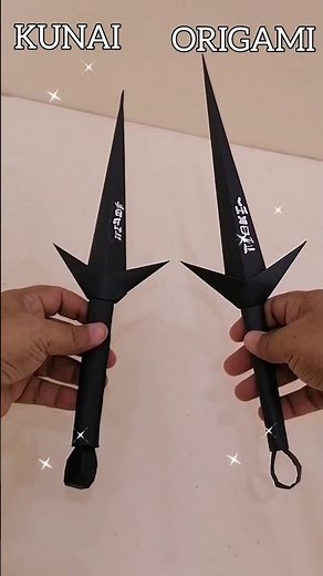 How to make a paper kunai - Naruto Kunai Paper Knife Ninja