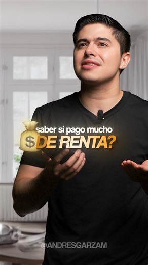 Andrés Garza on Instagram: "¿Cómo Saber Si Pagas Mucho De Renta? 👇🏼 Saber si estás pagando una renta justa no depende solo del precio, sino del rendimiento real de la propiedad. Por eso existe el Cap Rate, una métrica que te permite evaluar si una inversión inmobiliaria (o tu renta) tiene sentido financiero. Calcularlo es sencillo: multiplicas lo que pagas de renta mensual por 12, divides entre el valor total de la propiedad y multiplicas por 100. Así obtienes un porcentaje que refleja el reto
