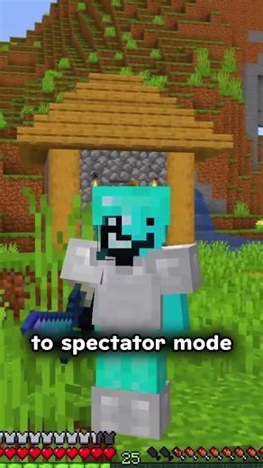 Searching with OBSERVER MODE in MINECRAFT👁️ #shorts #minecraft