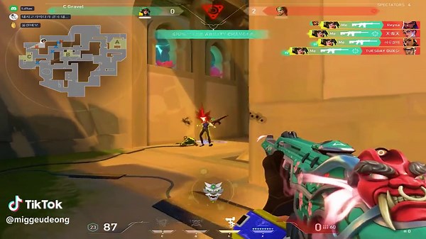 Oni Phantom Skin in Valorant - Eye-catching and Powerful | Valorant Clips