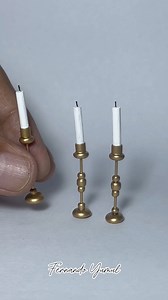 1M views · 18K reactions | DIY; candle holder ️杖 #miniatureassemblage #miniaturequotes #miniatureartwork #fyp #everyone #dioramaart #filipino #DIY #diorama #miniature #miniatureart | Fernando Yumul | Facebook