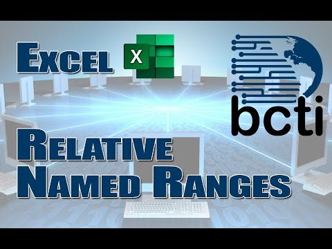 Microsoft Excel - Relative Named Ranges