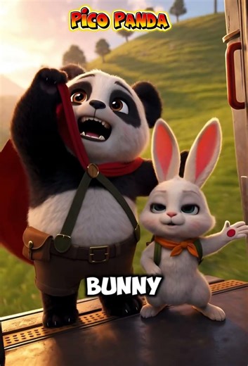 Pico Panda Stopped a Runaway Train! 🐼🚄 (Unbelievable Hero Moment) #shorts