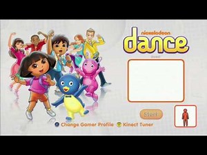 Nickelodeon Dance Title Screen (Xbox 360, Wii)