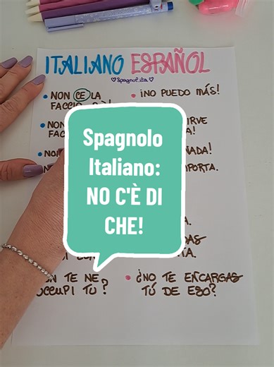 Imparare lo Spagnolo e l'Italiano con Facilità