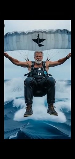 THE PARACHUTE.DROP INTO.SHARK