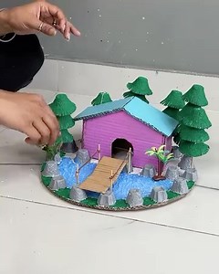 36K views · 156 reactions | Beautiful village hut from Egg tray #reuse #craft #diy | Craft Engineer | Facebook