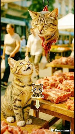 ⭐ Baby Kitten Crying After Losing Its Mom — Heartbreaking Moment 😿#cat #funny #kitten