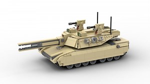 LEGO MOC-31423 M1A4 Future Abrams | 1:33 Minifigure Scale (Creator > Creator Expert 2019)