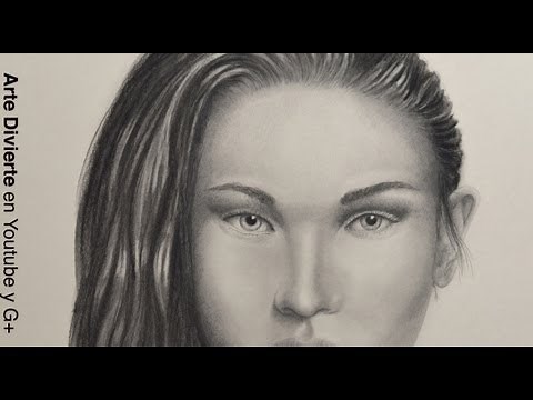 Cómo dibujar una cara realista con carboncillo y lápiz - Arte Divierte.