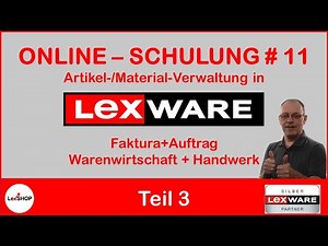 Stock items + warehouse management in Lexware
