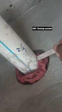Hilti firestop sealant application