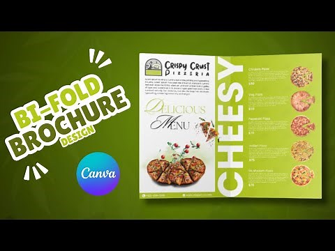 How to make a Bi-fold Brochure in Canva | Brochure Design