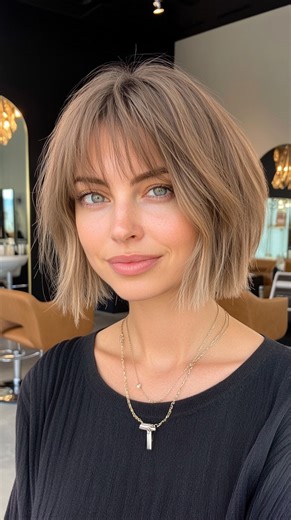 💫 30 Stylish Blunt Bob with Bangs to Elevate Your Next Look Clean lines, bold bangs, and instant chic ✨ A power look that never goes out of style 🔥 #BluntBob #BobWithBangs #HairInspo #ChicHair #StyleUpgrade | Fashion With Ali