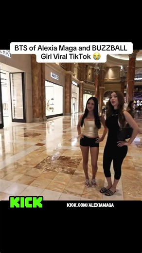 BTS of Alexia and BUZZBALL Girl Viral TikTok 😭 #alexiamaga #buzzballgirl #fyp