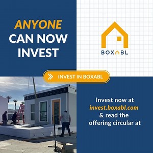 156 reactions · 6 comments | Surprise! Another chance to invest in Boxabl if you missed out before! Boxabl is bringing factory-produced, foldable homes to the world! We've been featured in: ✅ Forbes ✅ Business Insider ✅ CNBC Anyone can now invest. Will you? Read the offering circular boxabl.com/circular | BOXABL | Facebook