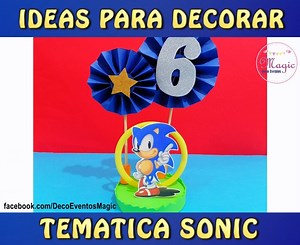 Te gusta el juego de Sonic... seguido por peques y adultos. Aqui podras ver una decoración de la Tematica de Sonic :) #DecoEventosMagic #Sonic | Deco Eventos Magic