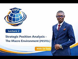 Lecture 2 Strategic Position - Macroenvironment PESTEL