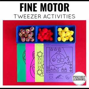 Fine Motor Worksheets | Tweezer Activities Pages