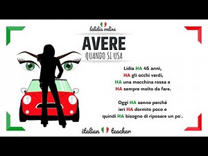 How to use the verb AVERE - Italian for Beginners