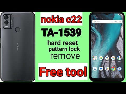 nokia c22 tA-1539 hard reset | pin password unlock | spd cpu unlock free tool