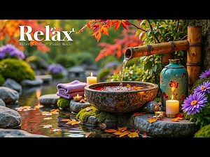 Relaxing Bamboo Water & Spa Piano 🌿 Healing Meditation Music for Deep Sleep, Stress Relief