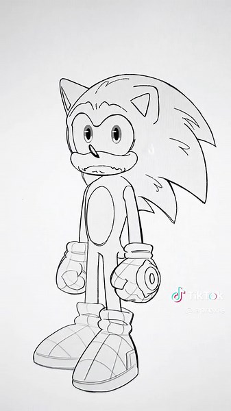 How to Draw Sonic and Shadow Fighting Tutorial