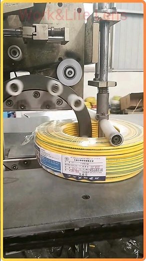 Automatic Coil Wrapping Machine for wrapping various coiled items #machine