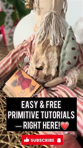 My new Primitive Santa SOLD & is heading to NJ! Tutorial coming soon — SUBSCRIBE!❤️#shorts #diy