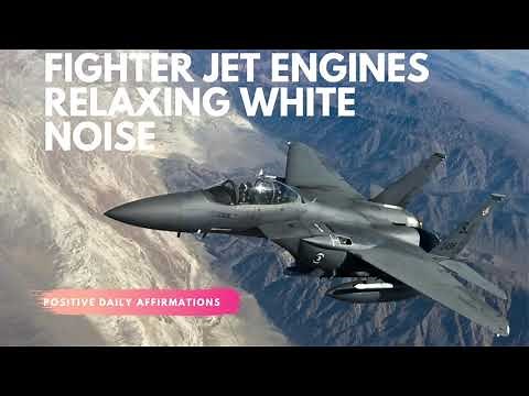 🔵 Fighter Jet Engine Sounds Aircraft Relaxing White Noise (Use Headphones) ASMR