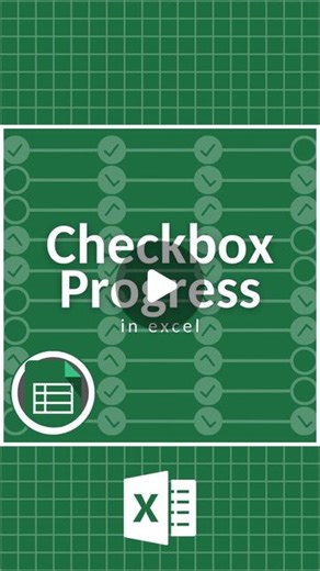 CheatSheets | Checkbox Progress in Excel‼️ Level up in Excel in one hour!!! 💃🏼 You’re invited to a FREE LIVE Excel class with Miss Excel! 🎉 Register... | Instagram