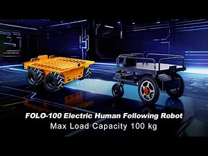 FOLO-100 | The Heavy-Duty Smart Trolley That Follows You Anywhere