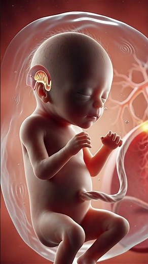 How Does a Baby Hear Inside the Womb? 👶🎧 Amazing 3D Pregnancy Animation