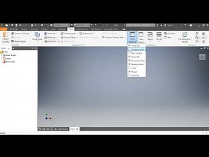How to get back a missing model browser, view cube, or navigation bar in Autodesk Inventor 2018