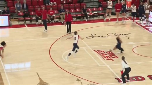 SPEECHLESS 🤯 #NCAAWVB #SCTop10 x 🎥 ESPN / St. John's Red Storm | NCAA Women's Volleyball