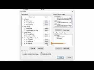 Quick Bid - Bid Exports - Job Data File Export
