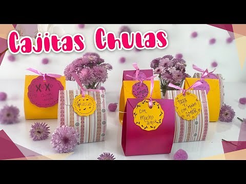 🌟 Cajitas fáciles para mesa de dulces 🍬 o recuerdos 🌟 :: Chuladas creativas