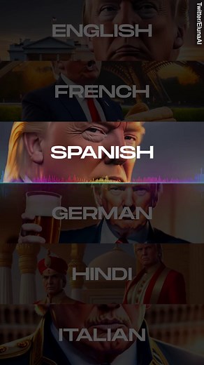 Video: Listen to Donald Trump speak six languages by incredible AI tool | Daily Mail Online