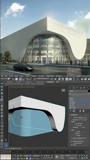 How to Model This Modern Building in 3ds Max