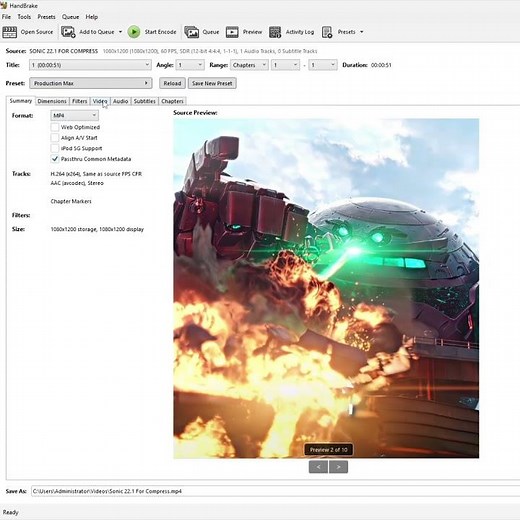 How To Upload Video In High Quality || HAND BRAKE SETTING || #tutorial​​ #shorts #edit