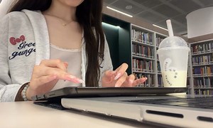 Study with me｜图书馆实时学习50min｜白噪音无bgm｜香港大二女生SA studyaccount