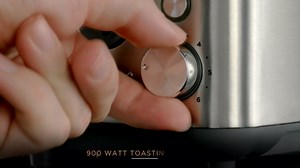 Crux 2 Slice Stainless Steel Toaster, Extra Wide Slots, Quick & Precise 6-Setting Shade Control, Reheat, Bagel and Gluten Free Function, Slide-Out Crumb Tray for Easy Clean Up, Silver/Copper Accents