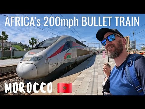 First Class on Morocco's 200mph Bullet Train 🇲🇦 Tangier - Casablanca - Marrakesh 🚅