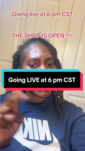 Going LIVE at 6 PM CST ⏰✨ Come hang with me, chat, laugh, and vibe. Don’t miss it—I’ll be right here waiting on you 🫶🏽 #GoingLive #LiveAt6 #TikTokLive #LiveTonight #JoinMeLive