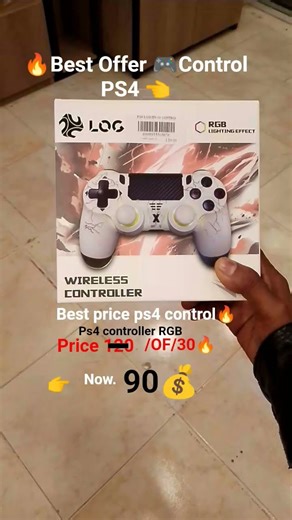 🔥 controller 🎮 ps4 RGB BEST OFFER 🔥90 SAR💰