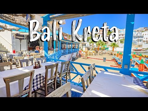 Bali Crete, walking through Bali, 4K, Greece travel guide 2025